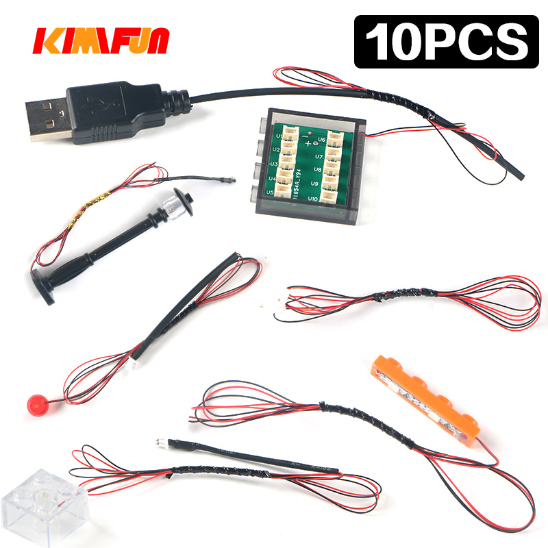 Tech Accessories Hub - 10 stücke DIY LED 2pin 1X1