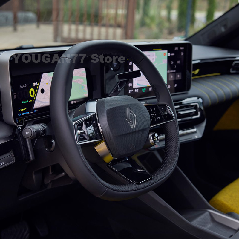Tech Accessories Hub - Leder-Lenkradbezug für Renault 5 E-Tech 2025,