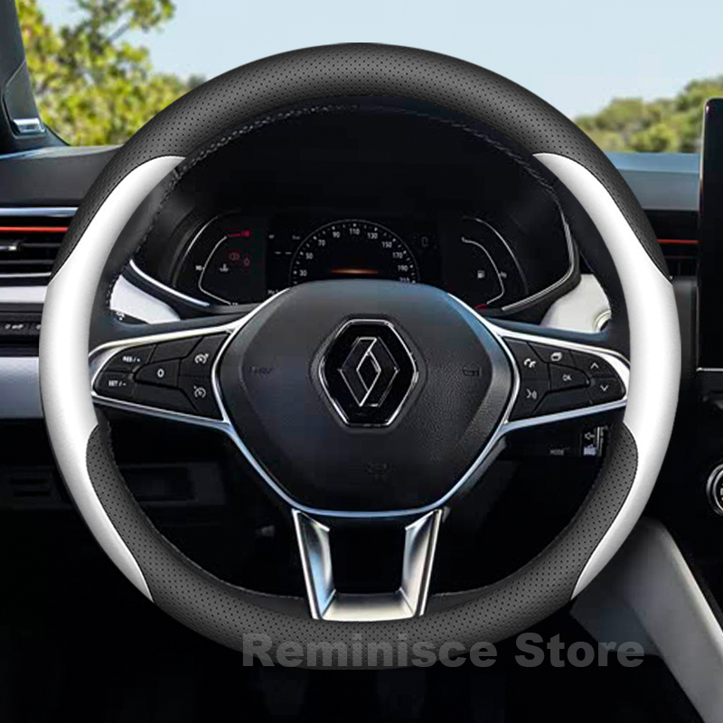 Tech Accessories Hub - Leder-Lenkradbezug für Renault Clio e tech