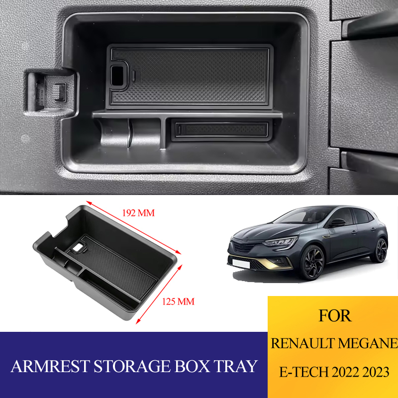 Tech Accessories Storage - ABS-Auto-Armlehnen-Aufbewahrungsbox für Renault Megane E-Tech 2022