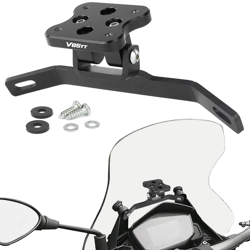 Phone Stand Aluminum - Motorrad-GPS-Halterung Navigationsplattenhalterung für Moto Guzzi V85TT