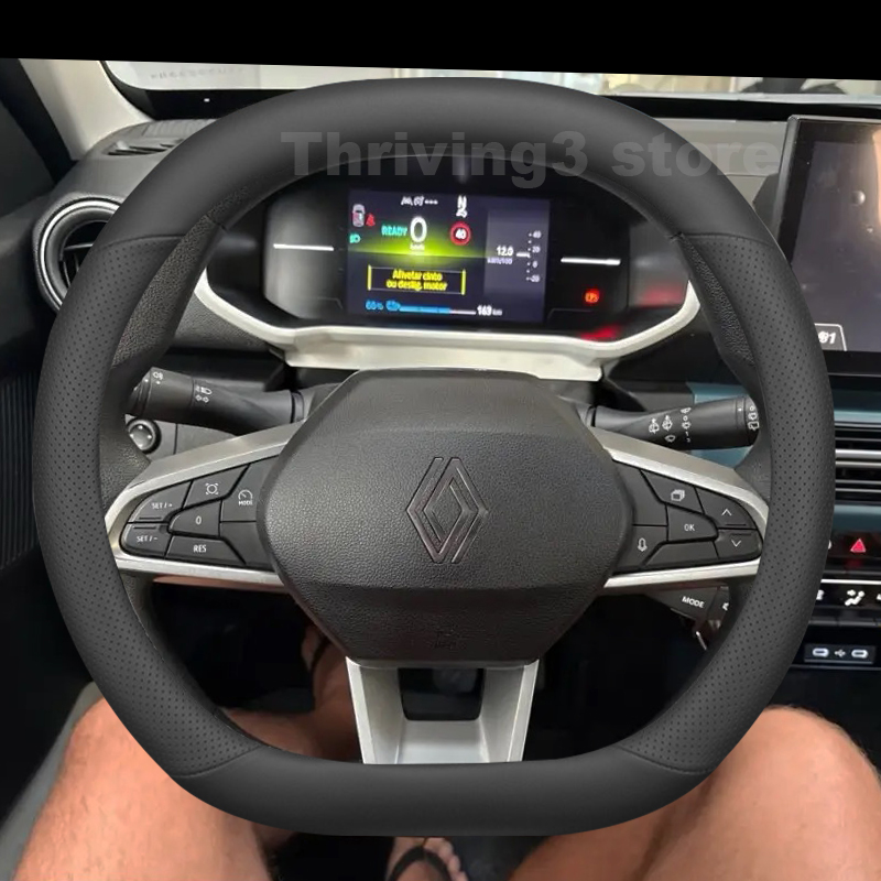 Tech Accessories Hub - Leder-Lenkradbezug für Renault 5 E-Tech Megane