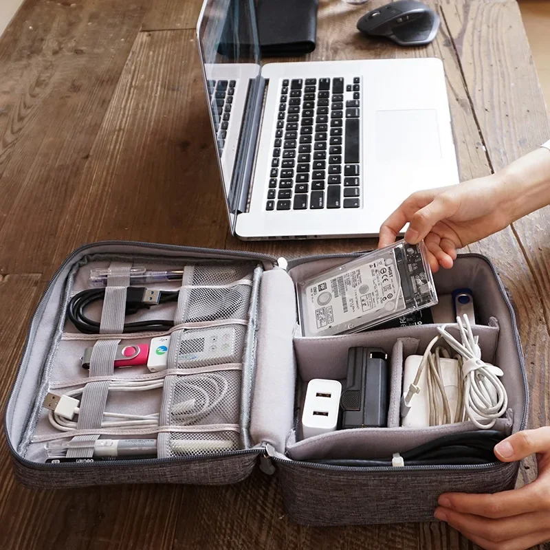 Tragbare Tech-Organizer-Hülle  – Tech Accessories Storage Bewertung und Preis