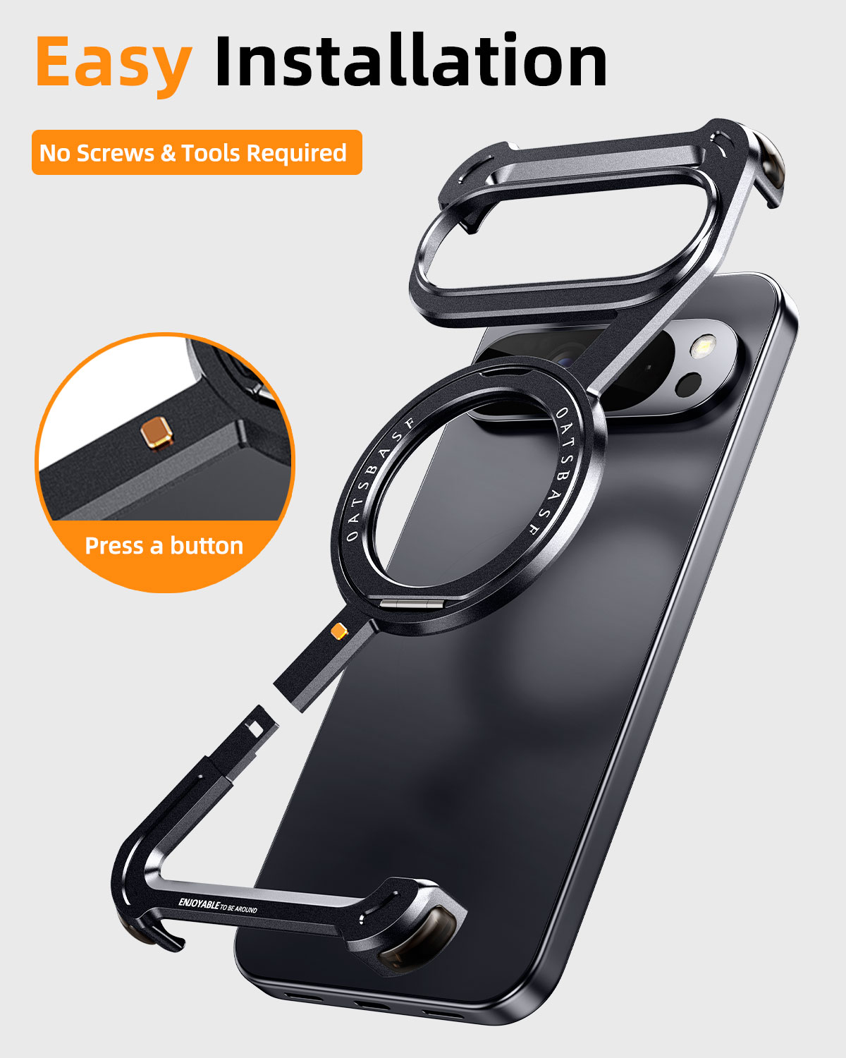 Oatsbasf Metall Handyhülle für – Phone Stand Aluminum Bewertung und Preis