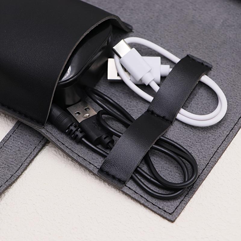 1PC PU Leder Multi-Fach Organi – Tech Accessories Storage Bewertung und Preis