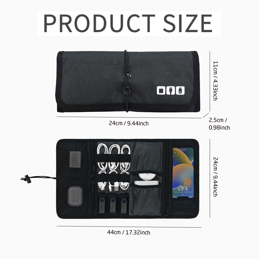 Tech-Organizer-Tasche Kabelauf – Tech Accessories Storage Bewertung und Preis