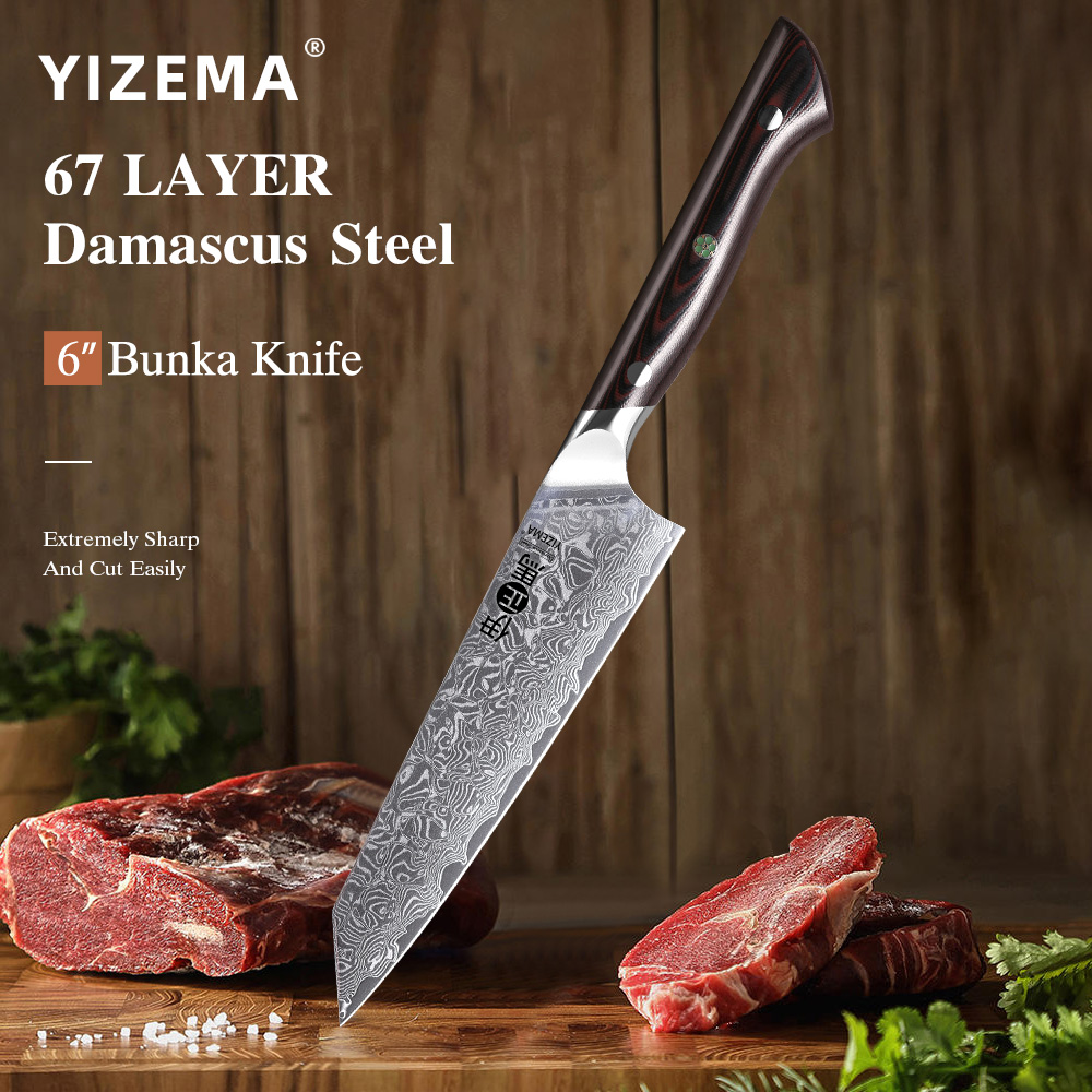 YIZEMA 6 Zoll Bunka-Messer Hoc – High Tech Kitchen Accessories Bewertung und Preis